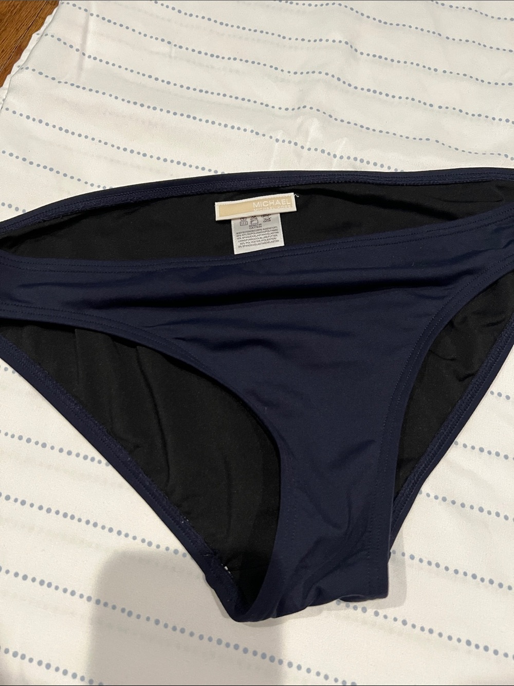 Michael Kors Dark Navy Bikini Bottoms